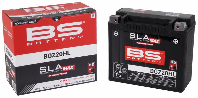 Harley Davidson Fxsb [BS BATTERY] - SLA Wartungsfreie Batterie Werkseitig aktiviert - BGZ20HL