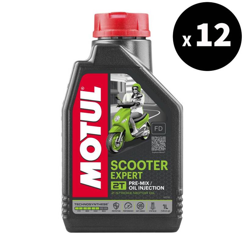 Scooter Expert 2T Motoröl 1L, 12er Pack [Motul]