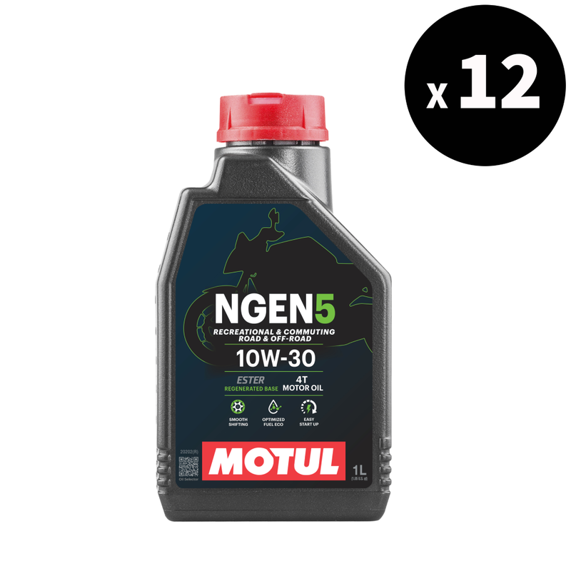 NGEN 5 4T Motoröl 10W-30, 1L 12er-Pack [MOTUL]