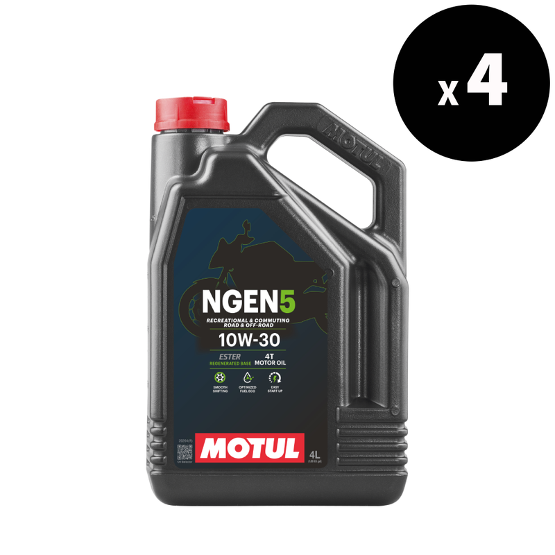NGEN 5 4T motor oil 10W-30 4L 4-pack [Motul]