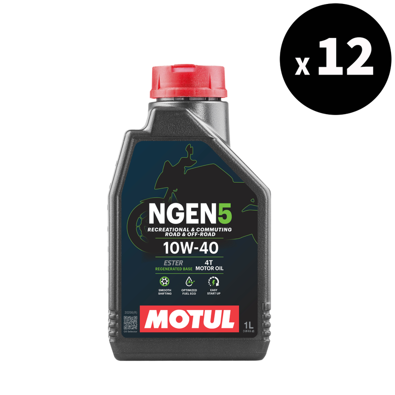 NGEN 5 4T motor oil 10W-40, 1L 12-pack [Motul]
