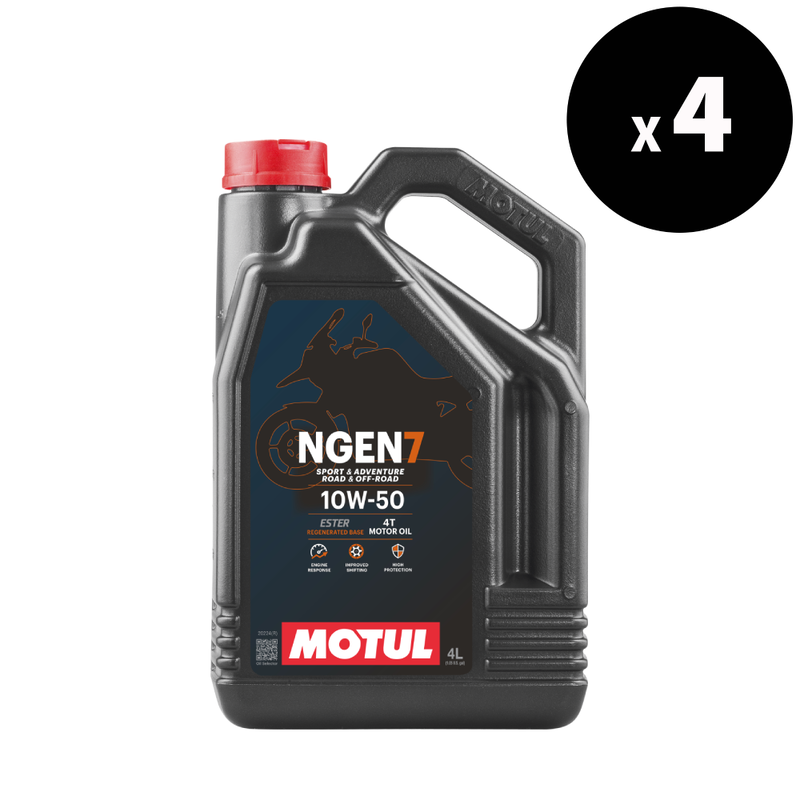 NGEN 7 4T motor oil 10W-50 4L 4-pack [Motul]