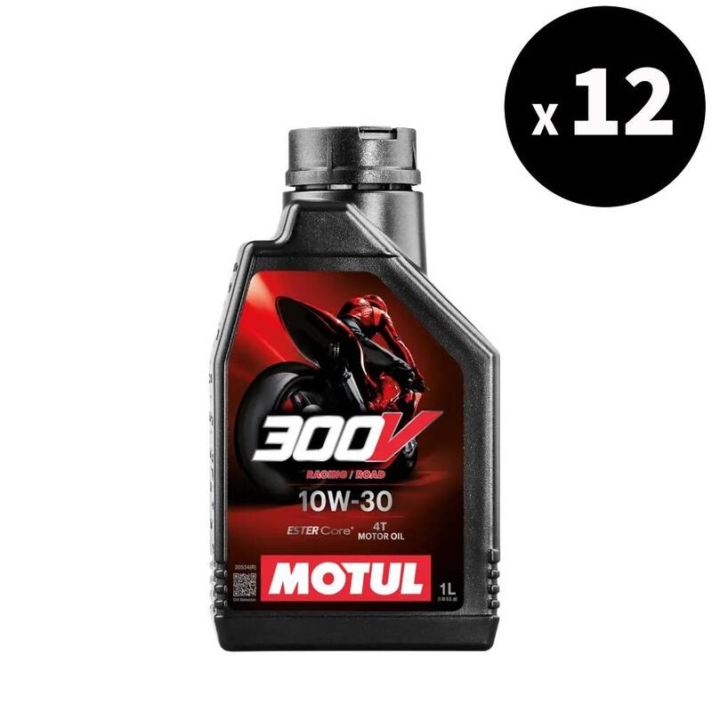Motor oil 10W30 4T Road Racing 1L X12 [Motul]