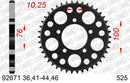 Benelli Trk 502 [AFAM] - Chain kit 525XMR3 14/42 Super-reinforced - Standard sprocket-2