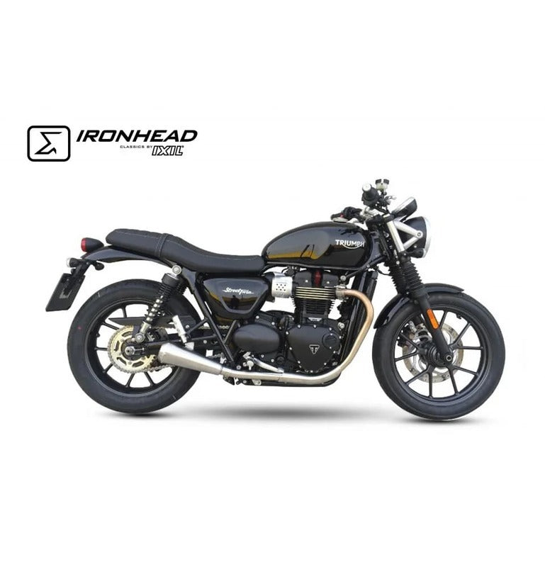 Triumph Street Twin [IXIL] - Slip On Ironhead Conical Schalldämpfer (rechts + links)