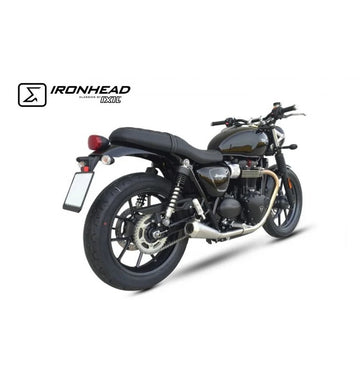 Triumph Street Twin 900 [IXIL] - Slip On Ironhead Conical Schalldämpfer (rechts + links)
