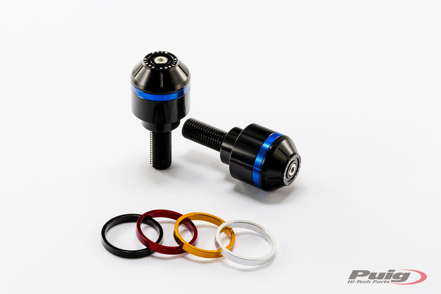 BMW F 800 R [2014] – Short handlebar end weights with ring – black