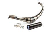 Keeway SM 50 2T - Auspuff Streetrace Blau Schwarz