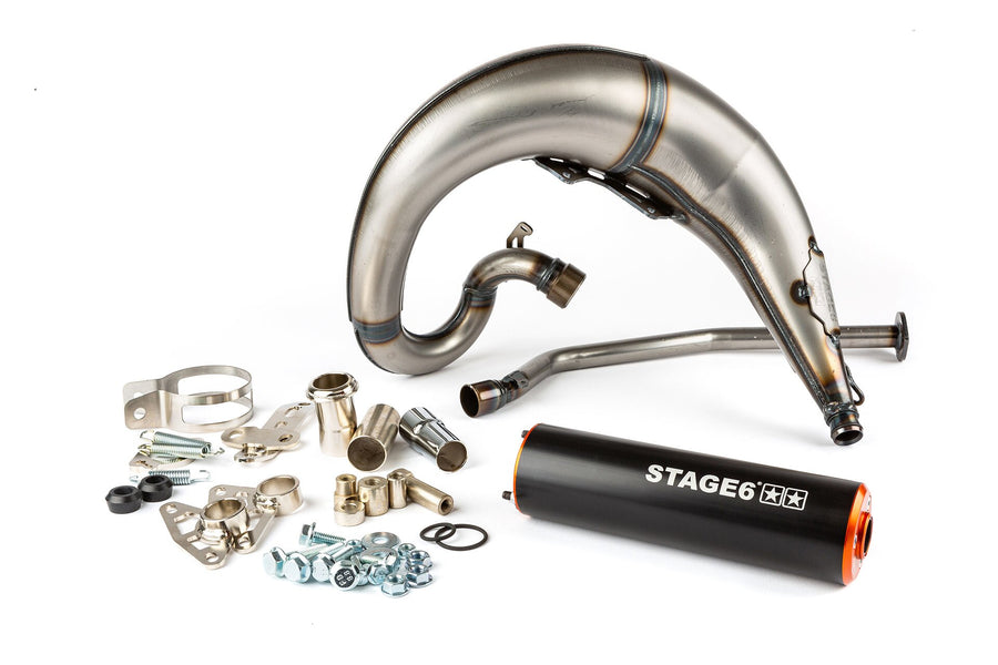 Derbi Senda R DRD Racing Enduro 50 2T D50B0 [2006–] - Exhaust orange black