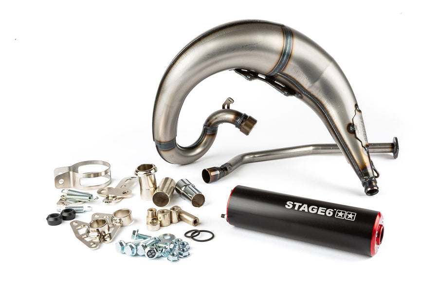 Aprilia SX SM 50 2T D50B0 [2007–] - Streetrace exhaust red black