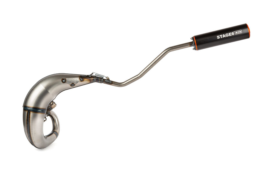 Beta RR-T SM 50 2T - Exhaust Streetrace High Mount left orange black