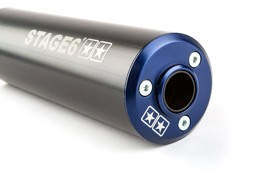 Derbi Senda R DRD Racing Enduro 50 2T D50B0 [2006–] - Exhaust 70cc blue black