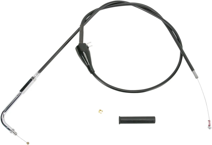 harley davidson flhtcui [DRAG SPECIALTIES] - Black vinyl throttle/idle cable