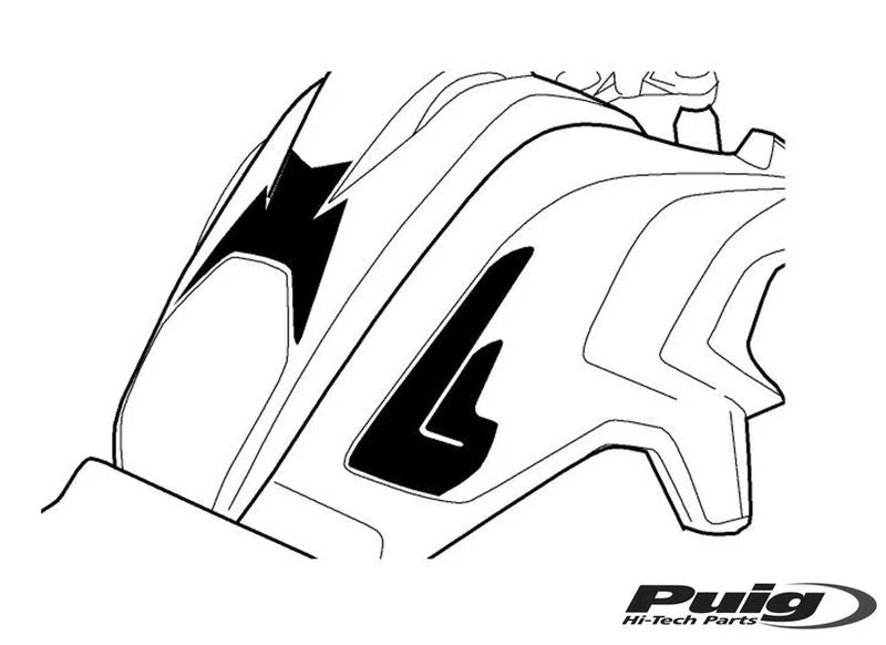 BMW R 1200 GS [2016] – Specific tank protection – carbon look