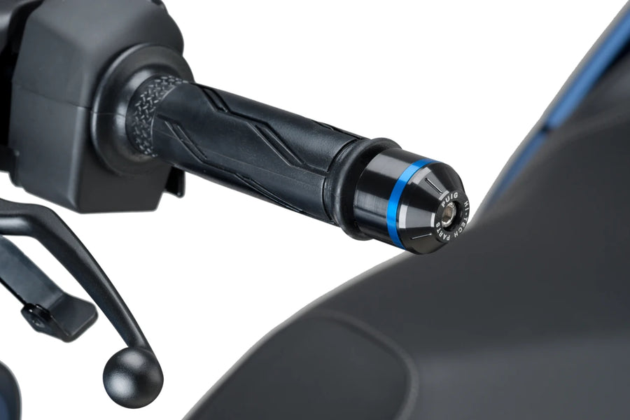 YAMAHA X-MAX 300 TECH MAX + [2025] – Kurze Lenkerendgewichte mit Ring – Schwarz