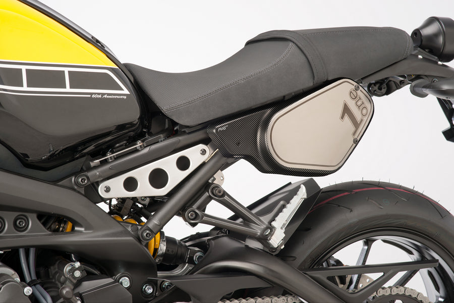 YAMAHA XSR 900 [2019] – Retro Seitendeckel – Mattschwarz
