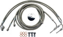 harley davidson fltruse [LA CHOPPERS] - Stainless Steel Brake Line Kit-1