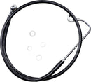 harley davidson fxs [DRAG SPECIALTIES] – Verlängertes Bremsleitungs-Kit aus schwarzem Vinyl-1
