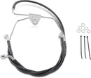 harley davidson flhtcui [DRAG SPECIALTIES] - Extended Black Vinyl Brake Line Kit-2
