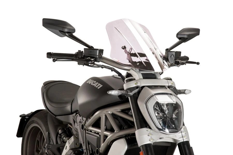 TRIUMPH BONNEVILLE T 120 BLACK [2025] - Verstellbare Touringscheibe | Klar | PUIG 8922W