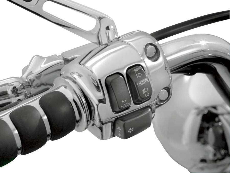 Harley-Davidson Sportser S [Kuryakyn]-chrome-plated switch housing