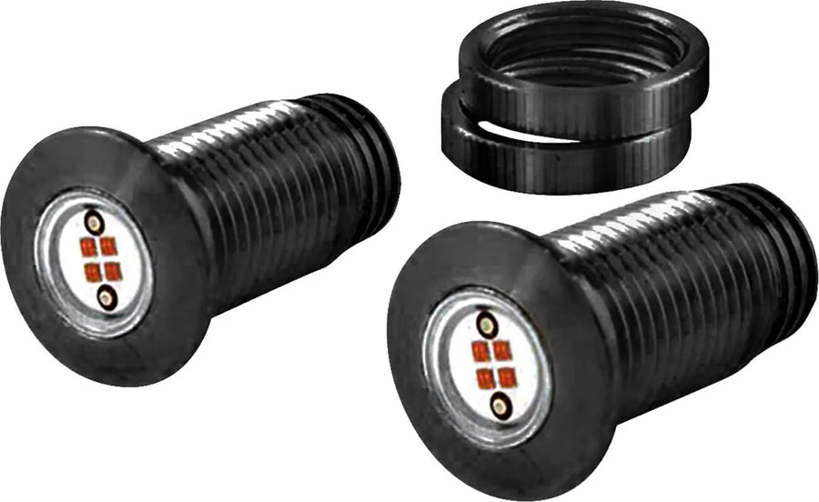 harley davidson fxdrs 114 [PAUL YAFFE BAGGER NATION] – Bag Bolts Rücklicht-Kit mit Lightning Bolts