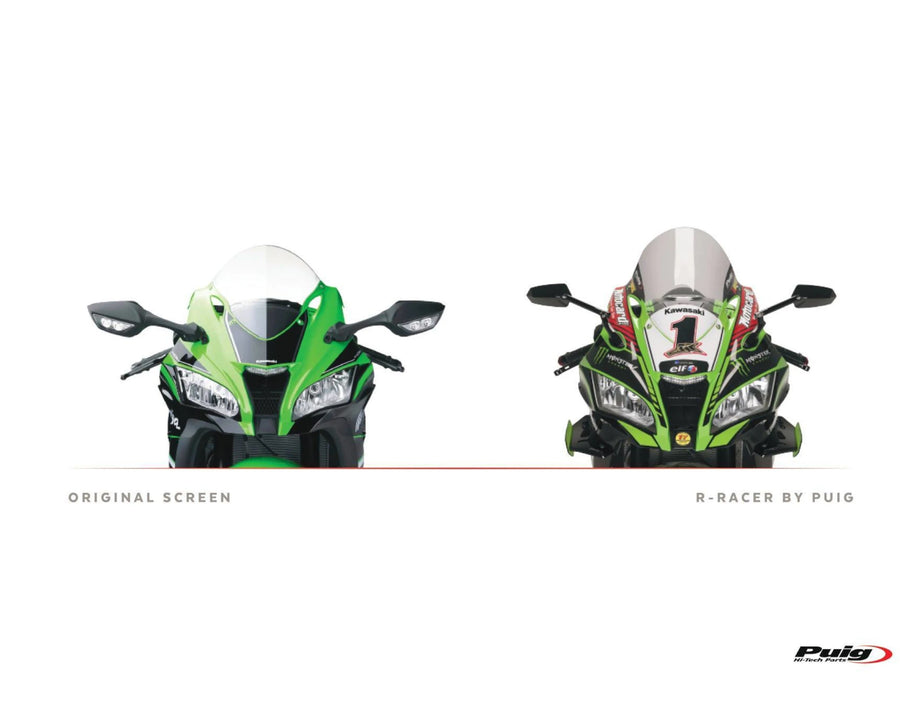 KAWASAKI ZX-10RR NINJA PERFORMANCE [2018] – R-Racer Scheibe – Transparent