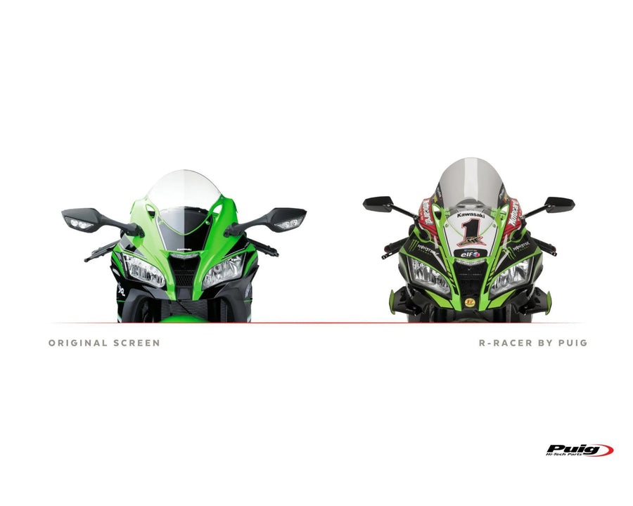 KAWASAKI ZX-10RR NINJA PERFORMANCE [2018] – R-Racer Scheibe – Schwarz