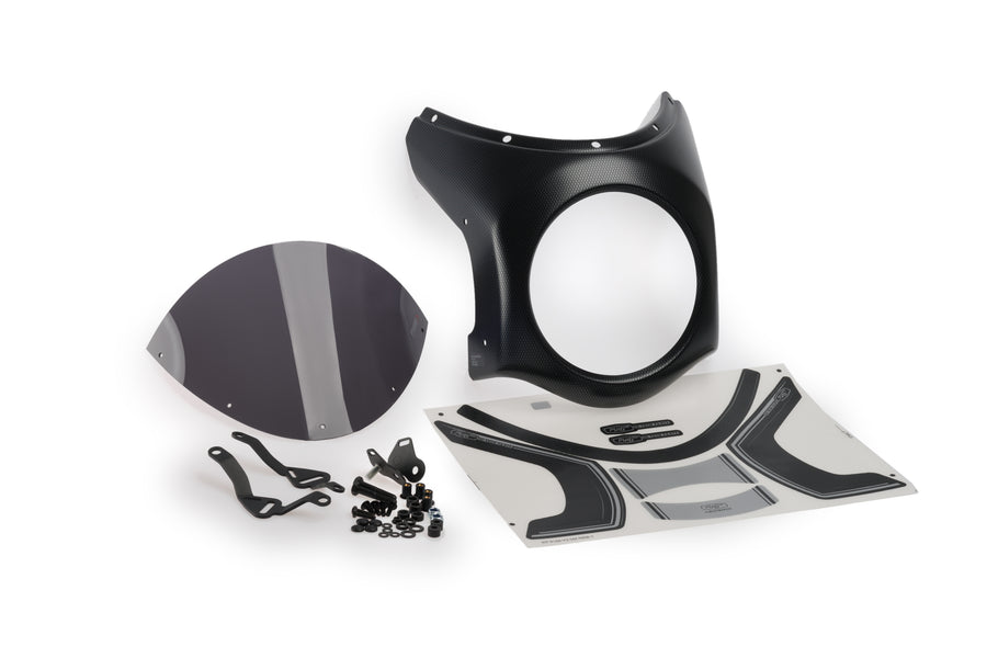TRIUMPH SCRAMBLER 400X [2025] – Retro Fairing Screen – Black