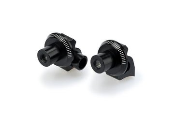 APRILIA DORSODURO 900 [2020] – Adapter Fußrasten- Gummipad "Rider" – Schwarz - 0