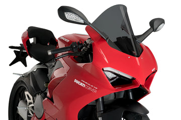 DUCATI PANIGALE V2 [2024] - PUIG R-Racer-Scheibe | Stark getönt | PUIG 9690F