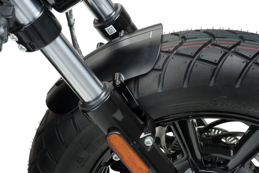 INDIAN SCOUT [2025] – Vorderer Kotflügel dicken Aluminiumblech – Schwarz