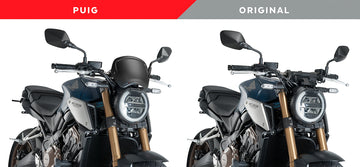 HONDA CB 650 R NEO SPORTS CAFE [2023] - Frontplatte aus ABS | Mattschwarz | PUIG 9768J
