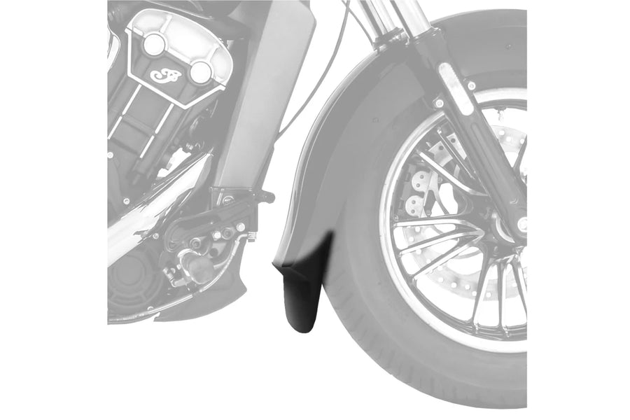 INDIAN SCOUT [2025] – Verlängerung des vorderen Schutzblechs – Schwarz