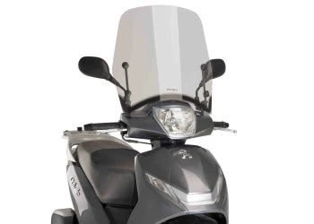 PEUGEOT BELVILLE 125 ACTIVE [2023] – Urban scooter screen – Transparent - 0