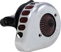 Harley-Davidson FLSS 1800 Softail Slim S [2016-2017] - Mini Teardrop Stealth Luftfilter-Kit – Oberfläche: Schwarz – Bild 6