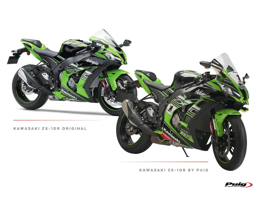 KAWASAKI ZX-10RR NINJA PERFORMANCE [2018] – R-Racer Scheibe – Schwarz