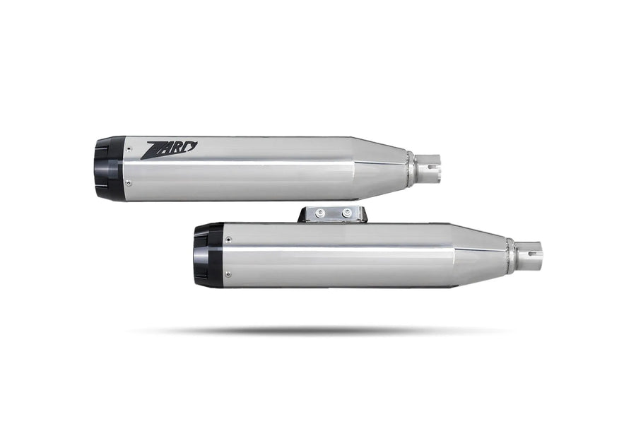 harley davidson flfb [ZARD] – Overlapped rear silencer for HD-SOFTAIL (BREAKOUT/FAT BOY)
