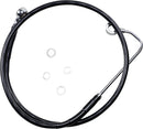 harley davidson fxs [DRAG SPECIALTIES] – Verlängertes Bremsleitungs-Kit aus schwarzem Vinyl-2