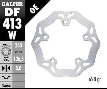 Kymco Xciting 500 [2005] - Wave® brake disc – picture 2