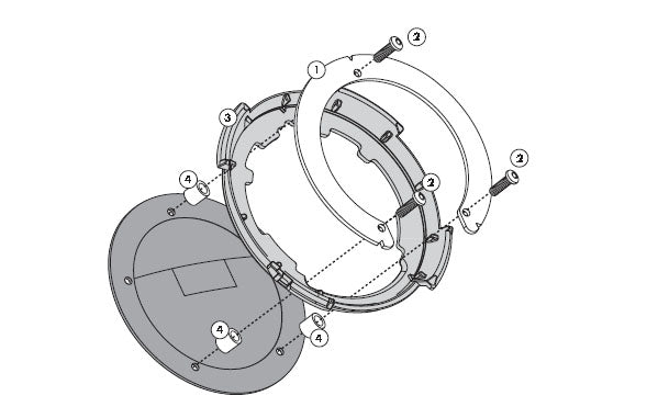 Suzuki GSX-R 600 [2006–2010] – Befestigungsring für Tanklock