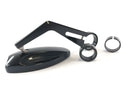 Handlebar end mirror with grooves, as good as new-4