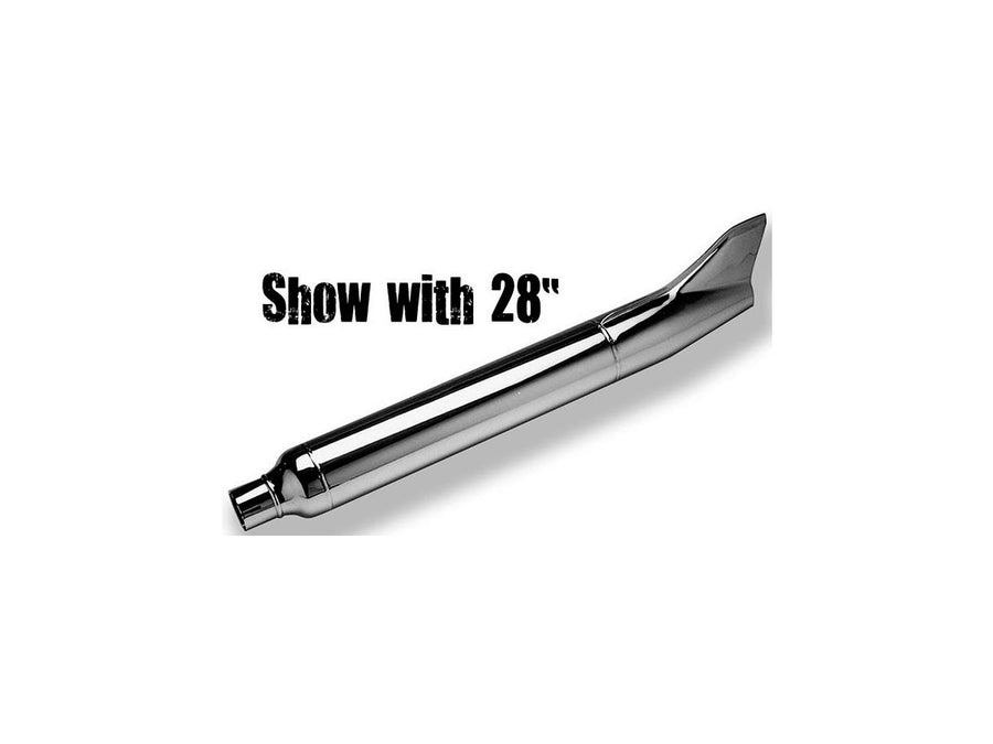 Harley Davidson Panhead [1958-1965]-FL-style fishtail exhaust 33 "Lang Show Chrom