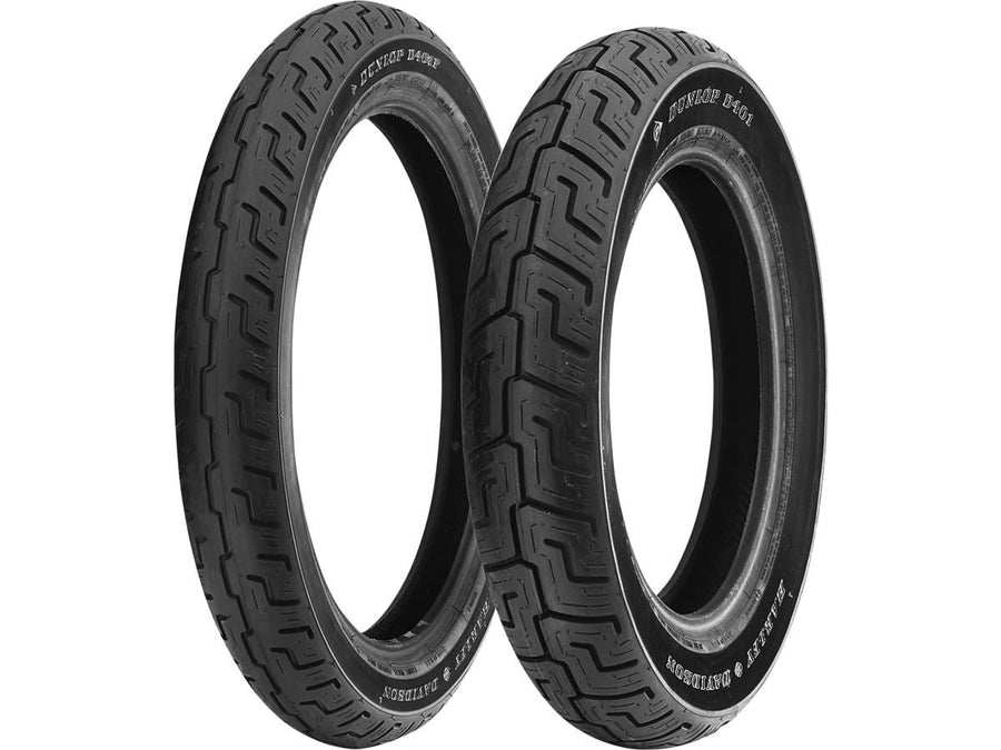 Harley Davidson – D401 Elite Reifen 90/90-19 52H TL Schwarze Wand