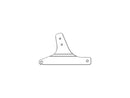 Harley Davidson FlStc [1988-1999]-side plates for Sissy Bar Chrom-4
