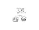 Harley Davidson Revtech 88 [2000-2019]-3-5/8 "rear cylinder for Evo-5