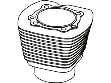 Harley Davidson Revtech 110 [2004-2019]-4 inch hole hole front O-ring cylinder
