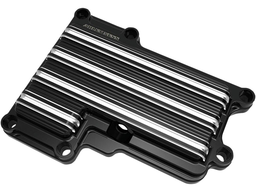Harley Davidson Dyna [2006-2017]-10-gauge gear top cover black anodized cut