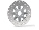 Harley Davidson Touring [2008-2024]-Velocity 2-part brake disc Chrome ...-1