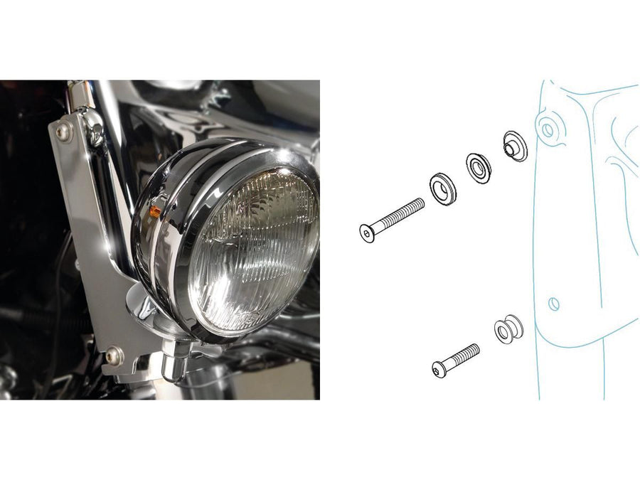 Harley Davidson FLHR [2016-2022] – Switchblade Montagesatz Windschutzscheibenmontag